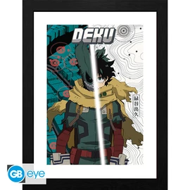 MY HERO ACADEMIA - Keretezett nyomat "Dark Deku" (30x40)