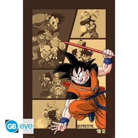 DRAGON BALL - Poszter Maxi 91.5x61 FSC MIX - Goku Retro