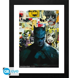DC COMICS - Keretezett nyomat "Batman" (30x40)