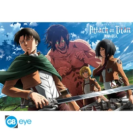 ATTACK ON TITAN - Poszter Maxi 91.5x61 FSC MIX - Ready to fight!