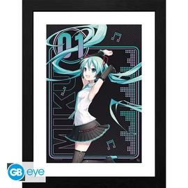 HATSUNE MIKU - Keretezett nyomat FSC MIX "01" (30x40)