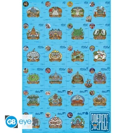 ONE PIECE - Poszter Maxi 91.5x61 FSC MIX - Log itinerary