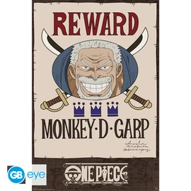 ONE PIECE - Poszter Maxi 91.5x61 FSC MIX - Wanted Garp Cross Guild