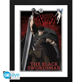 BERSERK - Keretezett nyomat FSC MIX "The Black Swordsman" (30x40)