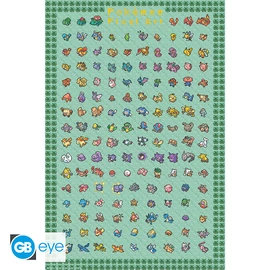POKEMON - Poszter Maxi 91.5x61 FSC MIX - Pixel Art
