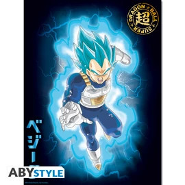 DRAGON BALL SUPER - Akril művészi nyomat Limitált kiadás "Vegeta" 30x40