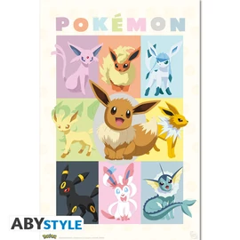 POKEMON  - Akril művészi nyomat Limitált kiadás "Eevee" 57x38