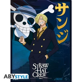 ONE PIECE - Akril művészi nyomat Limitált kiadás "Sanji" 30x40