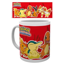 POKEMON - Bögre - 320 ml - Fire Starters