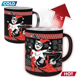 DC COMICS - Hőre változó bögre - 320 ml - Harley Quinn Psychotic
