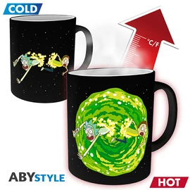 RICK AND MORTY - Hőre változó bögre - 320 ml - Portal