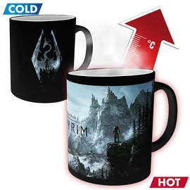 SKYRIM - Hőre változó bögre - 320ml - Dragon Symbol - bo