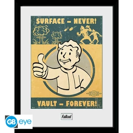 FALLOUT - Keretezett nyomat "Vault Forever" (30x40)