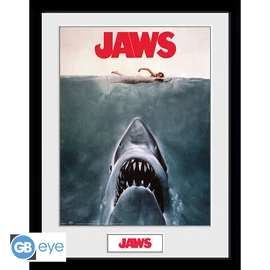 JAWS - Keretezett nyomat "Key Art" (30x40)