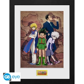 HUNTER X HUNTER - Keretezett nyomat "Key Art Map" (30x40)