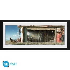 FALLOUT - Keretezett nyomat "Garage" (30x75)