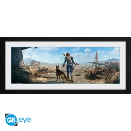 FALLOUT - Keretezett nyomat 75x30 - "Sole Survivor Female"