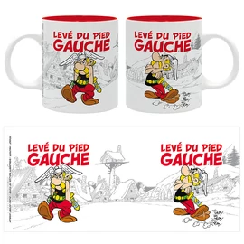 ASTERIX - Bögre - 320ml - "GET UP ON THE WRONG SIDE OF THE BED"