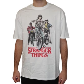 Stranger Things kerékpáros mintás póló