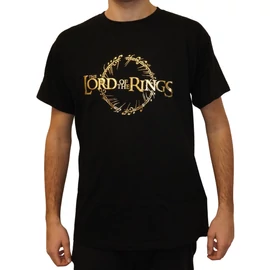 Lord of the Rings Gyűrű Logo Póló - Fekete