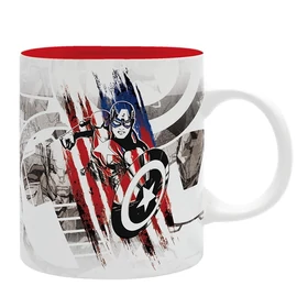 MARVEL Captain America Design Amerika kapitány bögre 320 ml