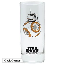 Star Wars Csillagok Háborúja BB-8 üvegpohár 290 ml