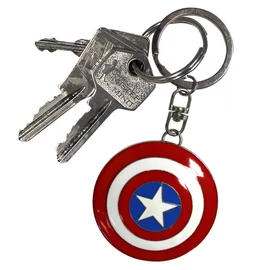 MARVEL Captain America Shield - Amerika kapitány pajzs 3D fém kulcstartó