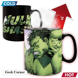 MARVEL Hulk Smash hőre változó bögre 460 ml