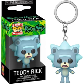 Rick and Morty Teddy Rick Pocket POP kulcstartó figura