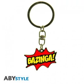 THE BIG BANG THEORY Bazinga fém kulcstartó