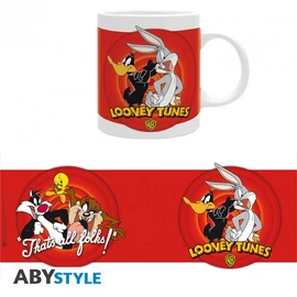 LOONEY TUNES Bolondos Dallamok That&#039;s all folks bögre