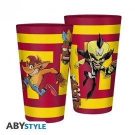 CRASH BANDICOOT  TNT Crash premium üvegpohár