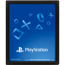Playstation Lenticular 3D keretezett hologram kép