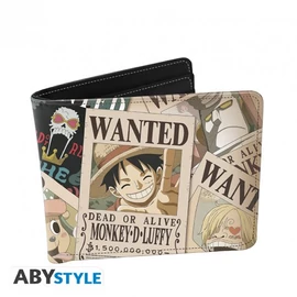One Piece wanted pénztárca
