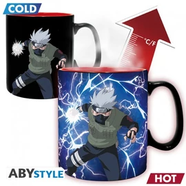NARUTO SHIPPUDEN Itachi vs Kakashi hőre változó bögre