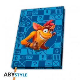 CRASH BANDICOOT - A5 jegyzetfüzet"Crash & Coco"