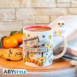 HARRY POTTER Privet Drive bögre 3D Hedwiggel
