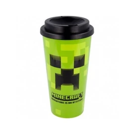 MINECRAFT Creeper face utazó bögre