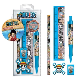 ONE PIECE írószer toll ceruza radír szett