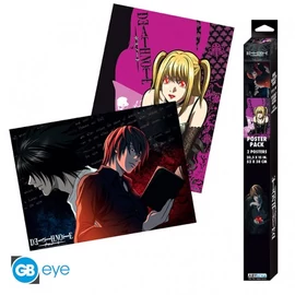 Death note chibi poszter szett Misa &amp;amp; Light