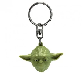 Star Wars Csillagok Háborúja Yoda 3D műanyag kulcstartó