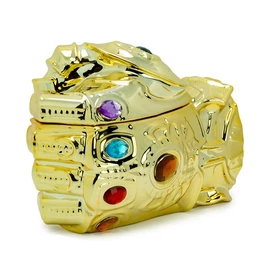 Marvel Thanos Infinity Gauntlet Végtelen kesztyű 3D bögre 350 ml