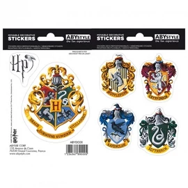 Harry Potter Hogwarts houses matrica csomag 16cm x 11 cm.