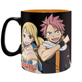 Fairy Tail Lucy, Natsu &amp; Logo bögre 460 ml