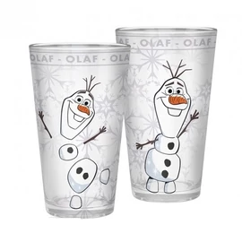 DISNEY Frozen Jégvarázs Olaf prémium üvegpohár 400 ml