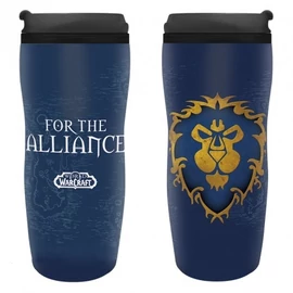 WOW World of Warcraft Alliance hővédő utazó bögre 355 ml