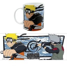 Naruto Kakashi &amp; Naruto bögre 320 ml