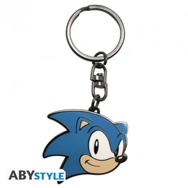 Sonic the hedgehog classic head fém kulcstartó