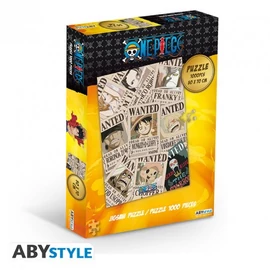 ONE PIECE wanted puzzle kirakós 1000 darabos