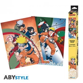 NARUTO Team 7 chibi poszter szett